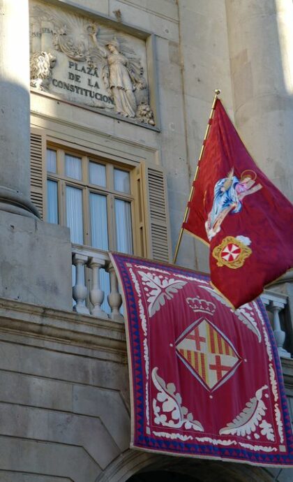 Penó de Santa Eulàlia, en una imatge d’arxiu / Ajuntament de Barcelona – Vicente Zambrano